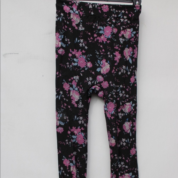 Gmi Pink Floral Leggings 